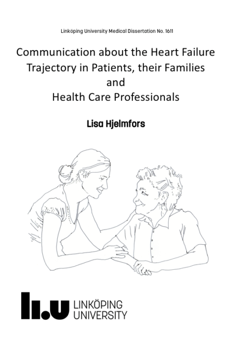 Sketch of Communication about the heart failure trajectory in patients, their families and health care providers