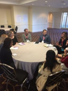 Drs Brooke Aggarawal and Mercedes Carnethon talk with early career investigators about crafting your elevator speech at AHA Epi Lifestyles 2018 in New Orleans. 