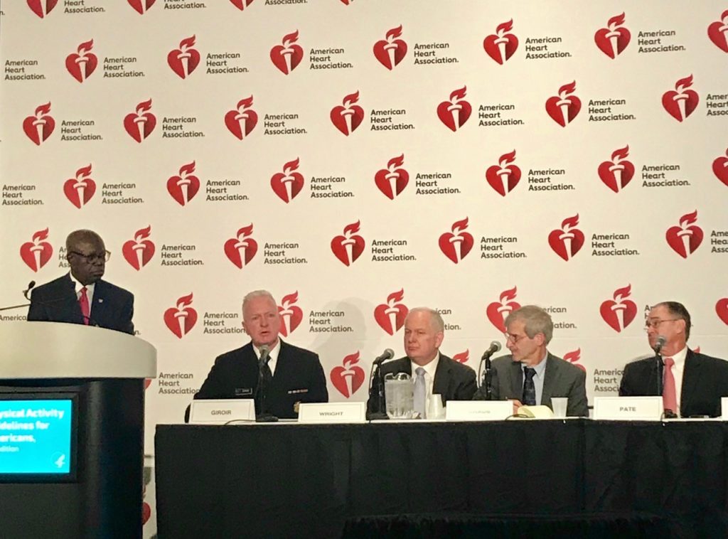 New Guidelines on the Most Effective, Most Accessible Health Intervention on the Planet Released at #AHA18